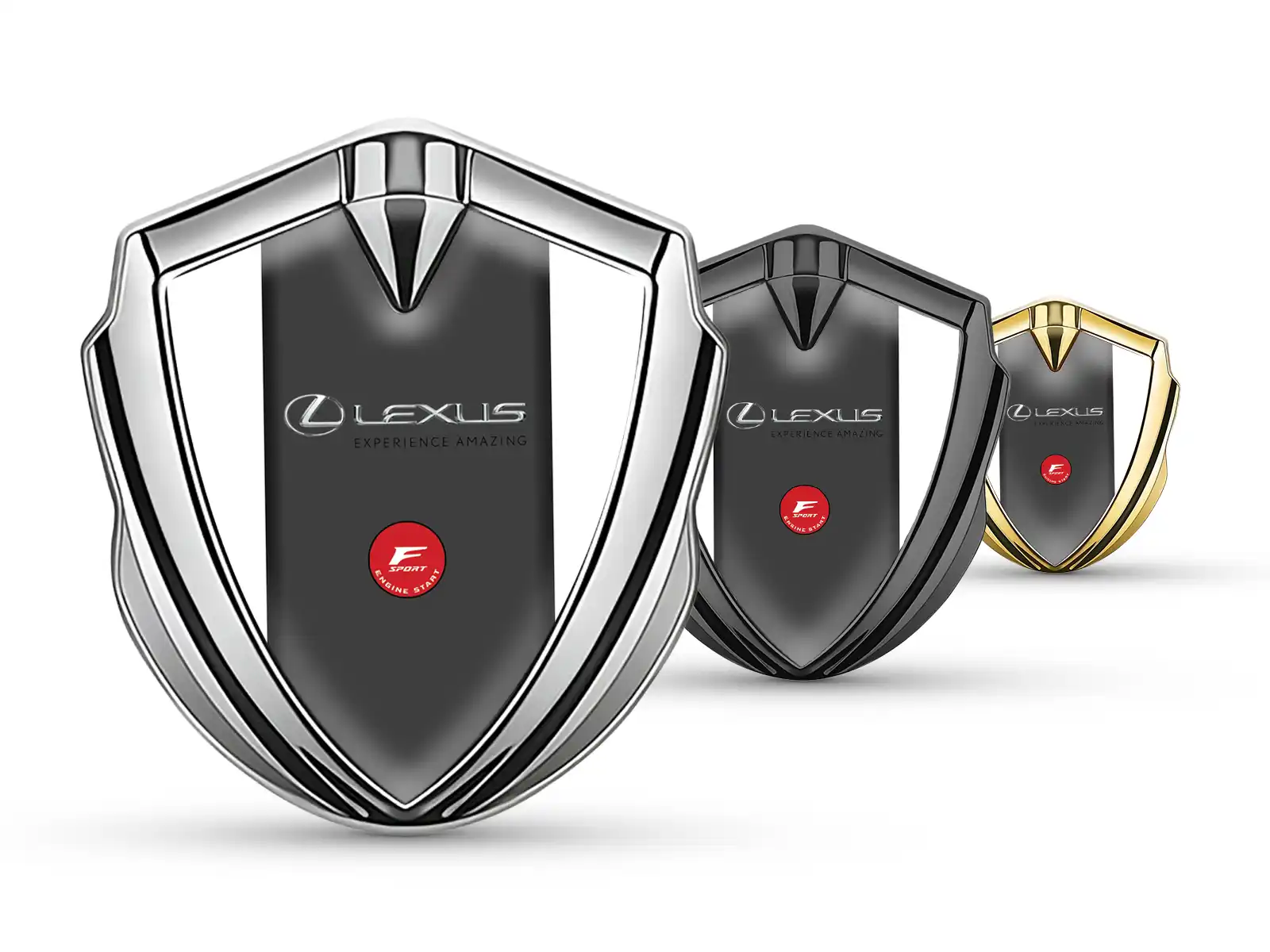 Lexus Abovedado Emblema Insignia Estilo Mínimo Universal